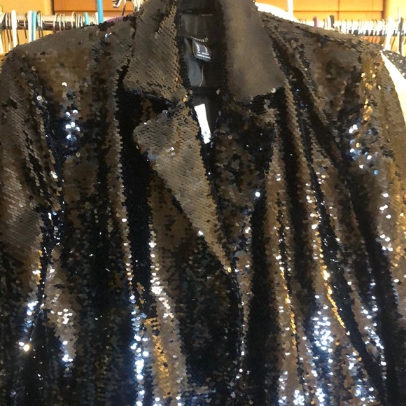Sequin Black Jacket - Picture 1 of 1